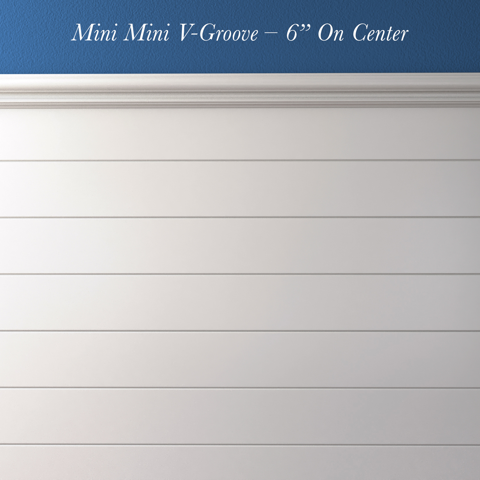 Mini Mini V-Groove – 6” On Center (horizontal)