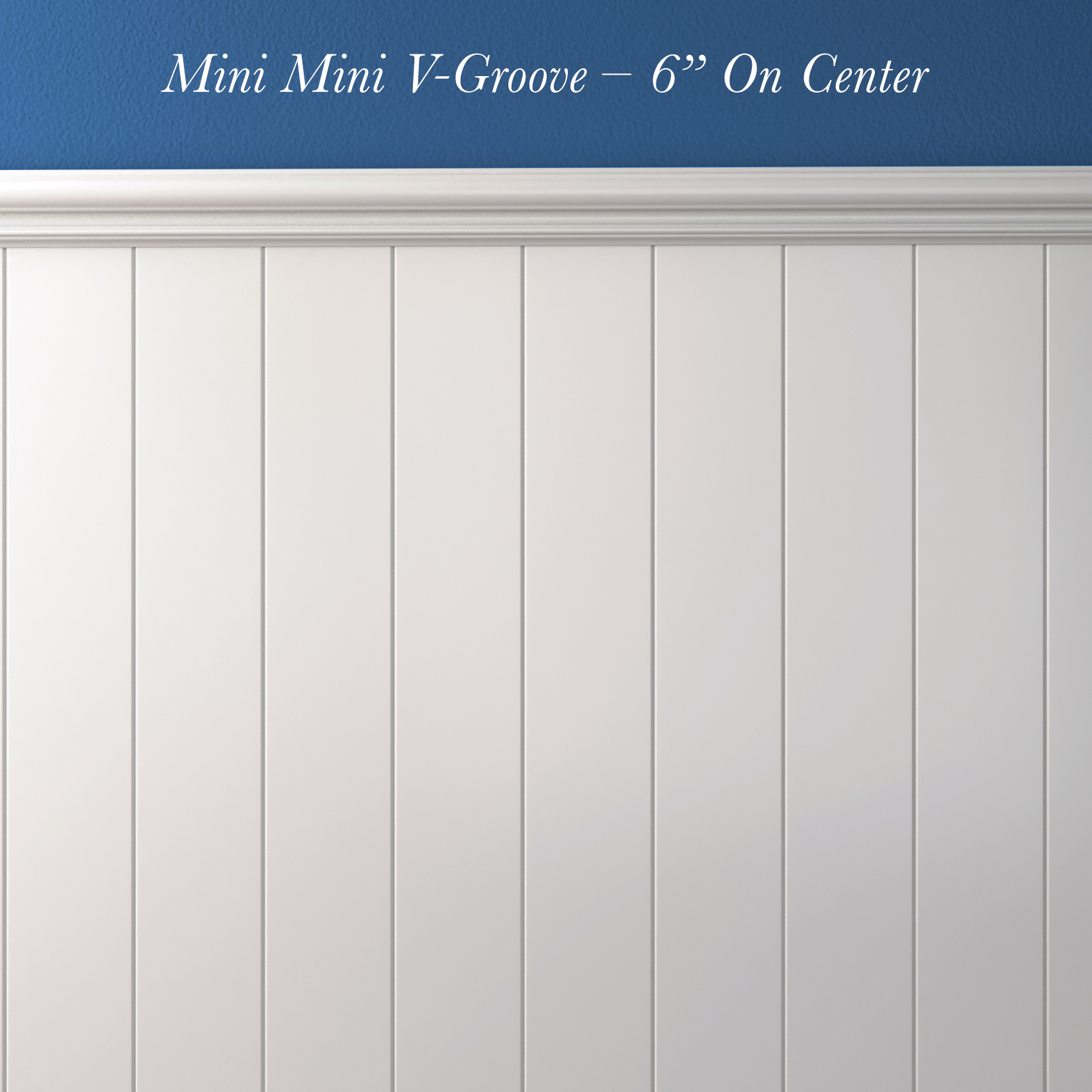 Mini Mini V-Groove – 6” On Center (vertical)