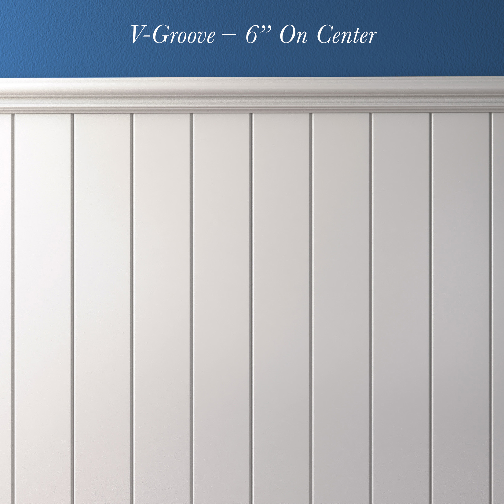 V-Groove – 6” On Center (vertical)